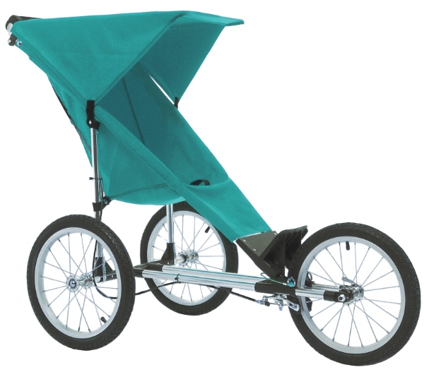 Stroller in teal